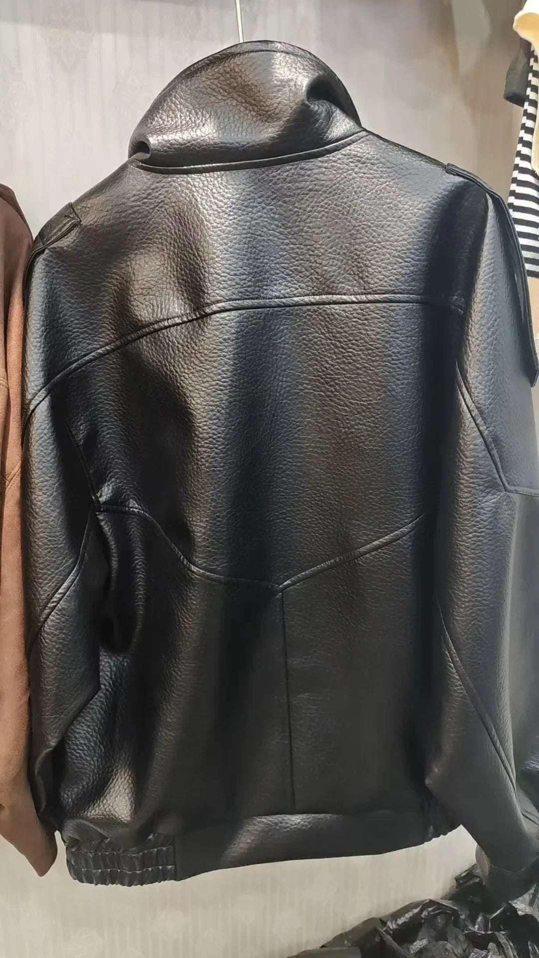 New Loose Zipper Jacket - Fashionsarah.com