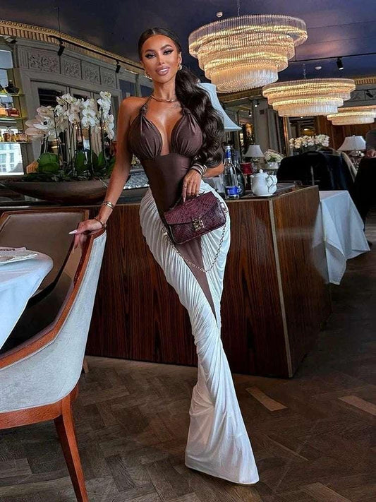 Ruched Elegant Maxi Dress - Fashionsarah.com