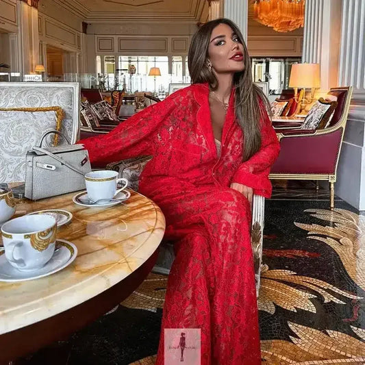 Fashionsarah.com Fashionsarah.com Matching Lace Top And Pants Suits