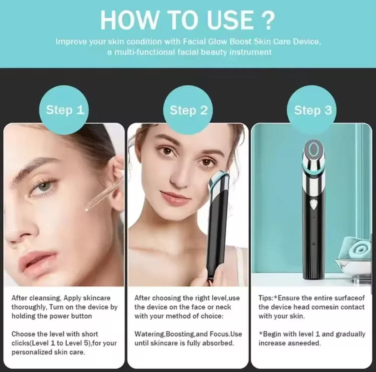Facial Glow Boost Device - Fashionsarah.com