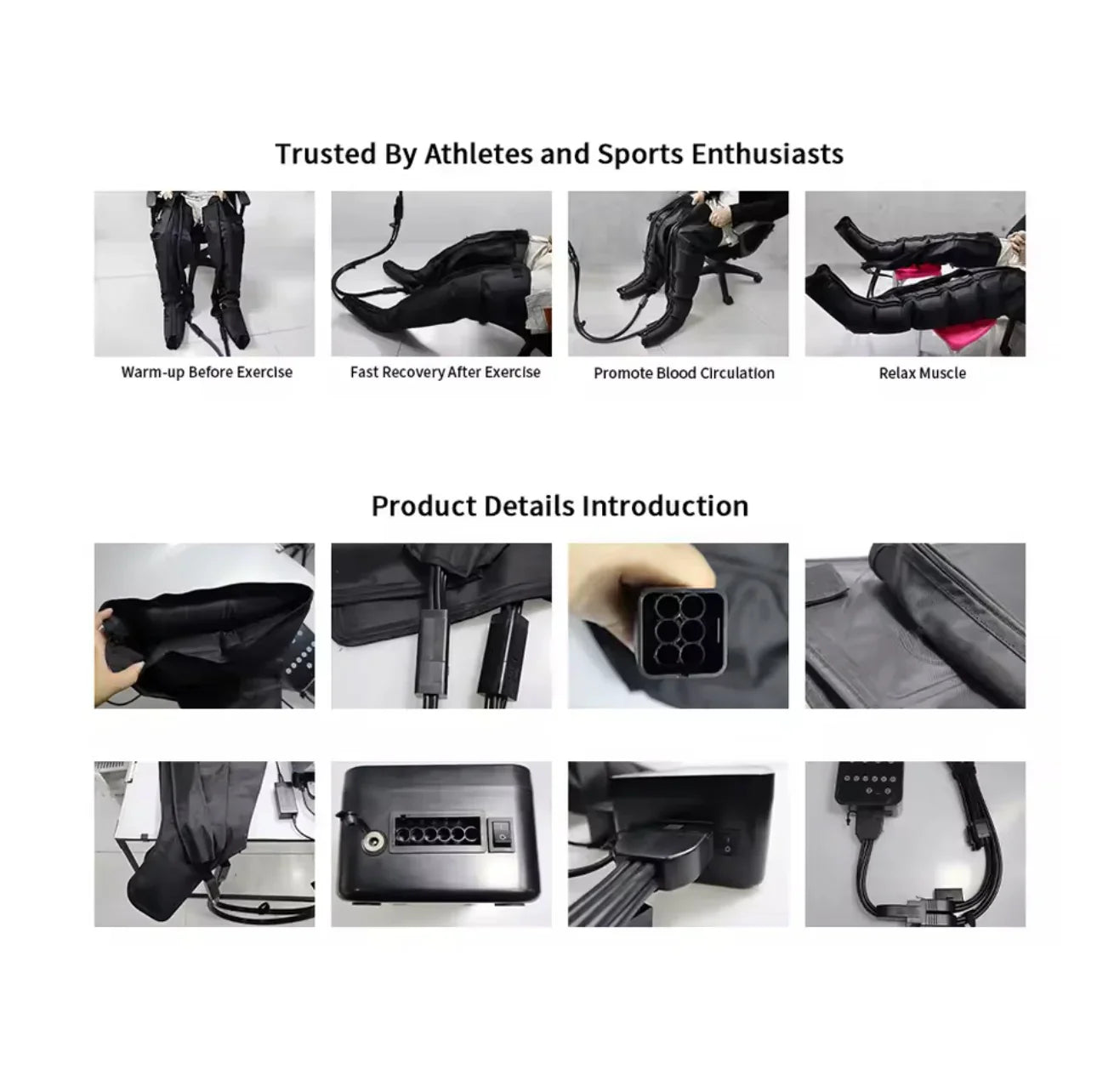 Dynamic Compression Massage Boots /6 in 1 Leg Massager - Fashionsarah.com