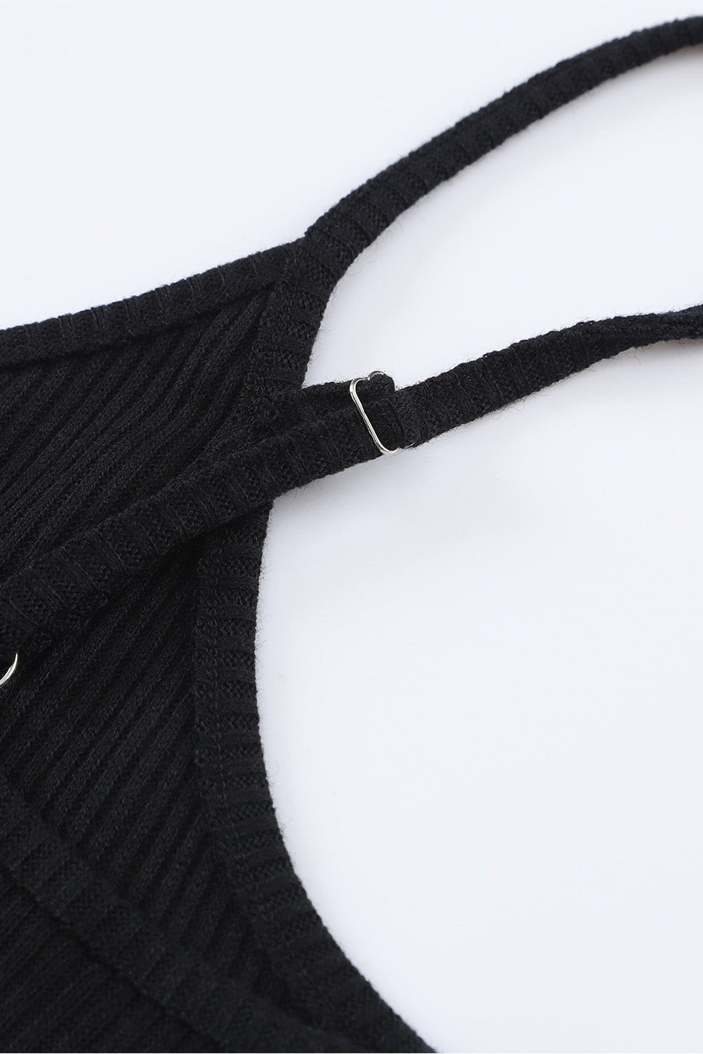 Fashionsarah.com Buttoned Ribbed Knit Midi Dress with Slit
