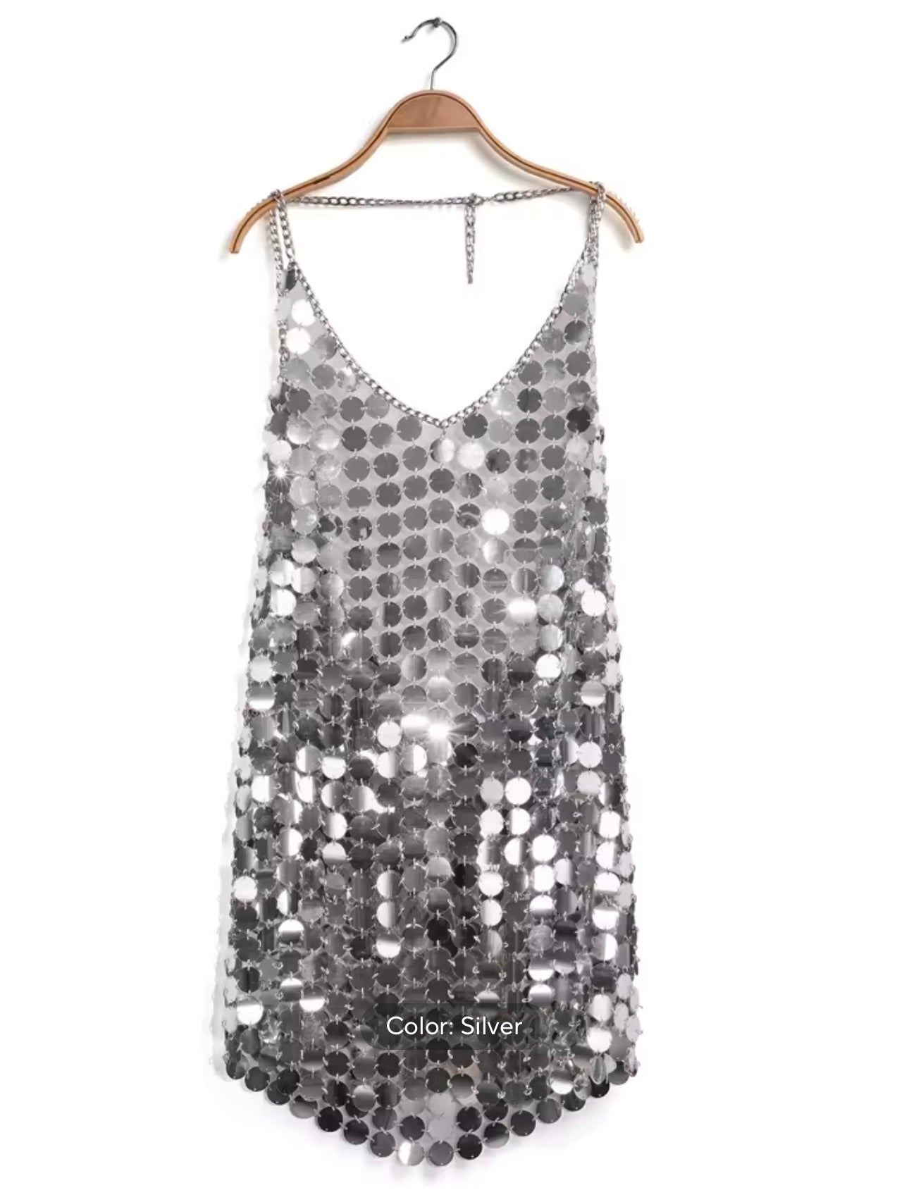 Fashionsarah.com Fashionsarah.com Disco Halter Mini Dress