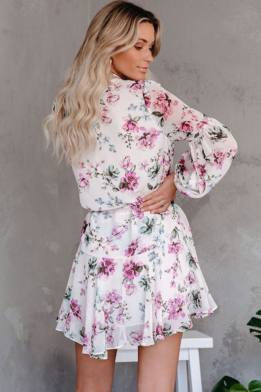 Fashionsarah.com Vintage Floral Flowy Dress