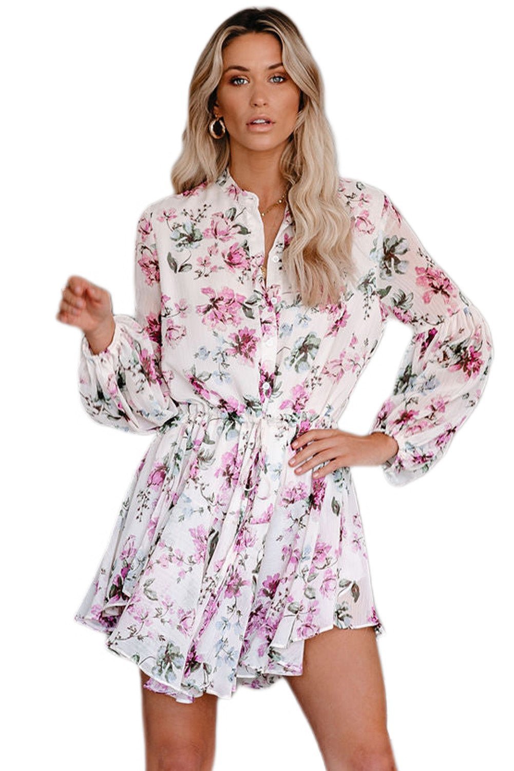 Vintage Floral Flowy Dress | Fashionsarah.com