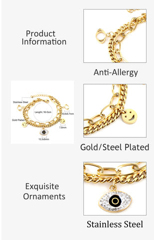 Fashionsarah.com New Fashion Mixed Diamond Accessories Bracelet