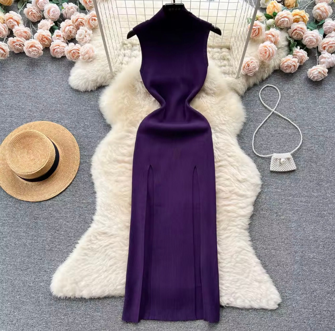 Streetwear Mid-Calf Dress - Fashionsarah.com