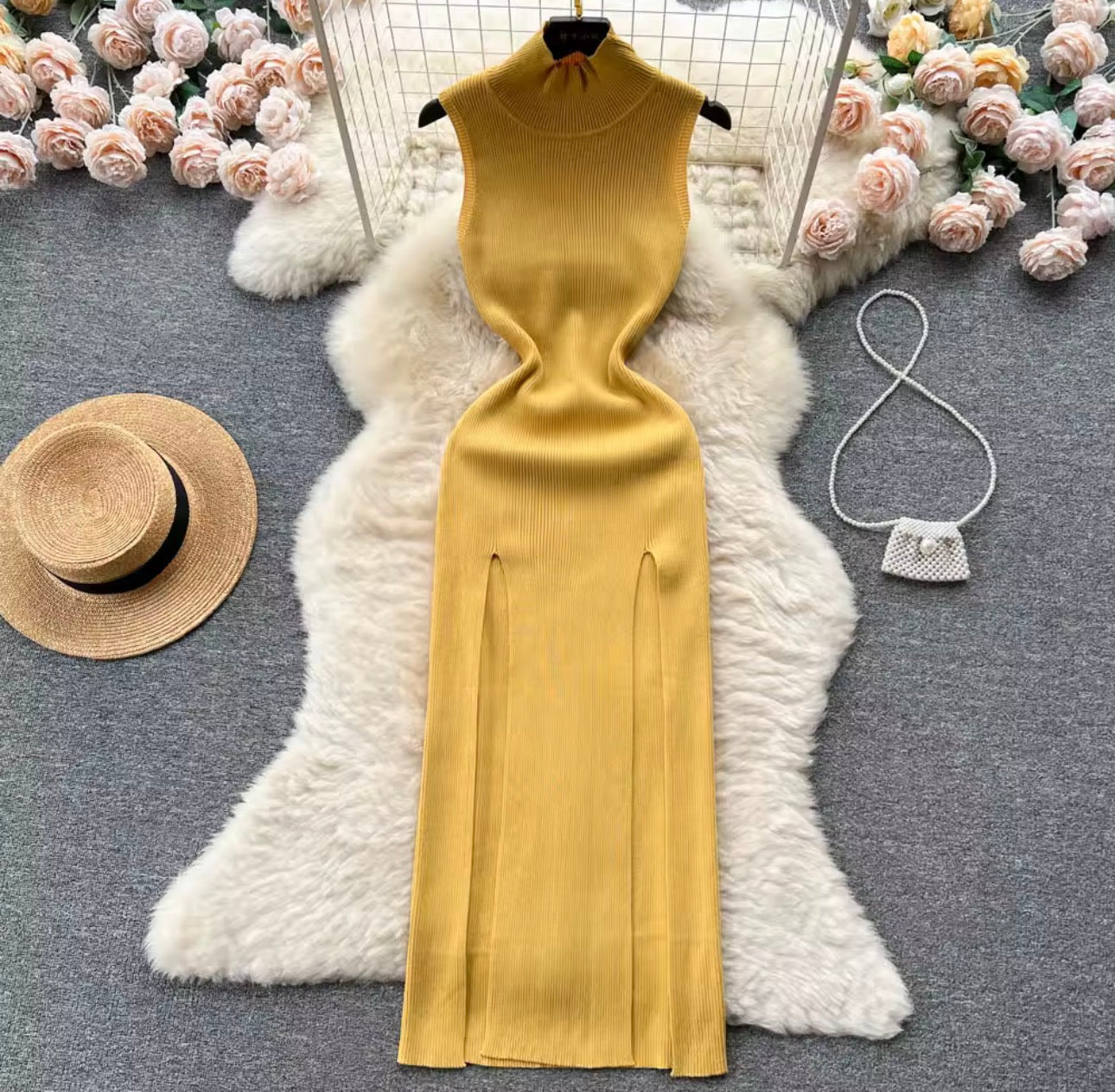 Streetwear Mid-Calf Dress - Fashionsarah.com