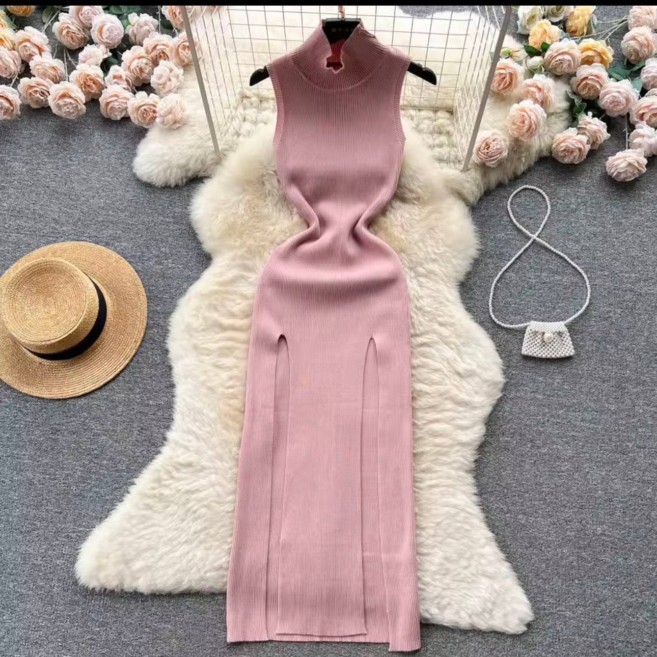 Streetwear Mid-Calf Dress - Fashionsarah.com