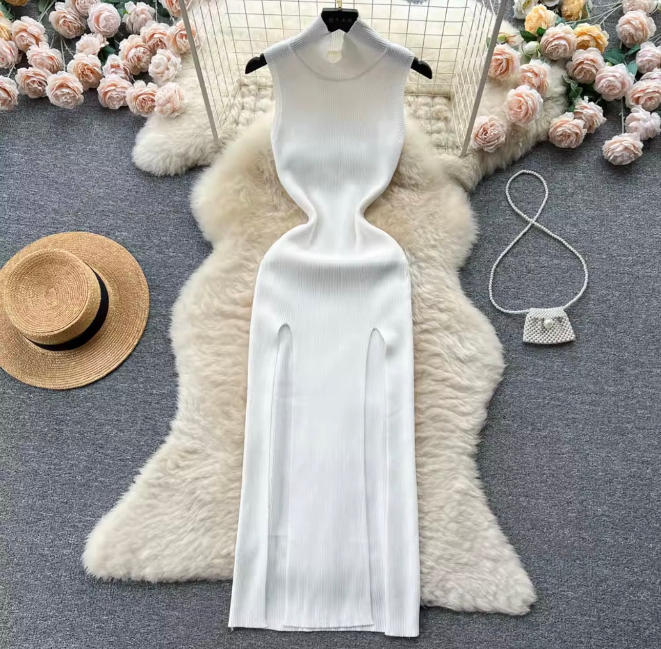 Streetwear Mid-Calf Dress - Fashionsarah.com