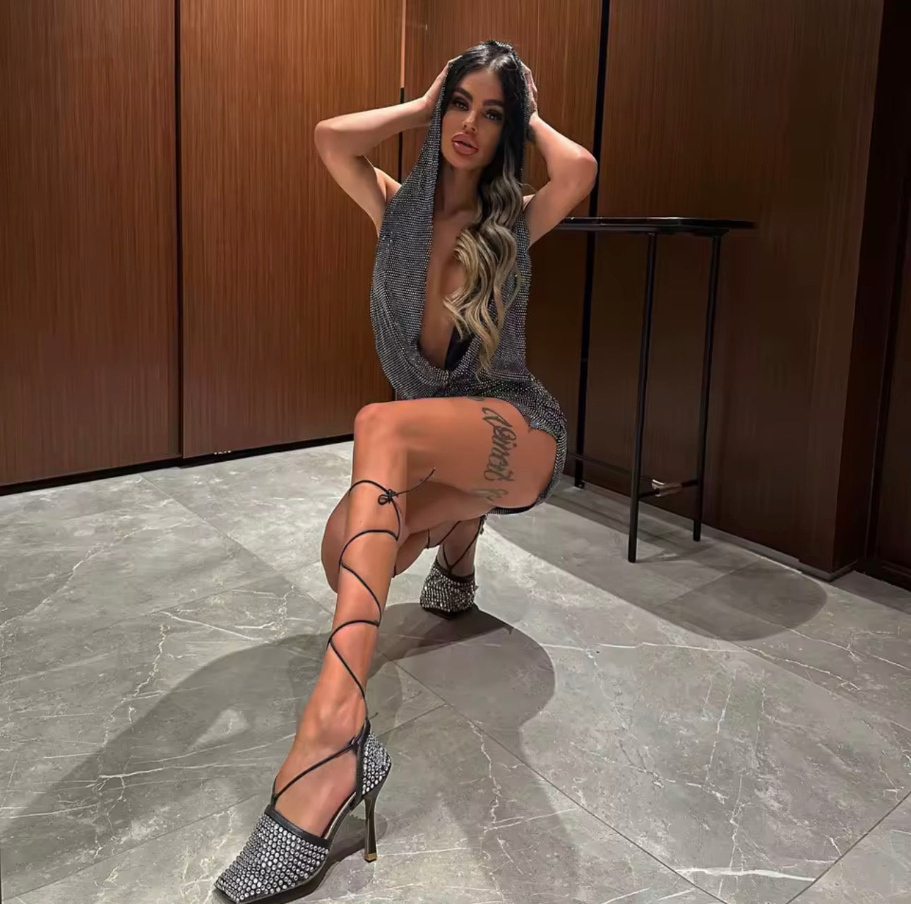 Sparkly Rhinestone Dress