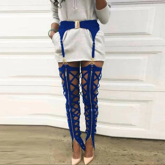 Women Bandage Pencil Zip Pants | Fashionsarah.com