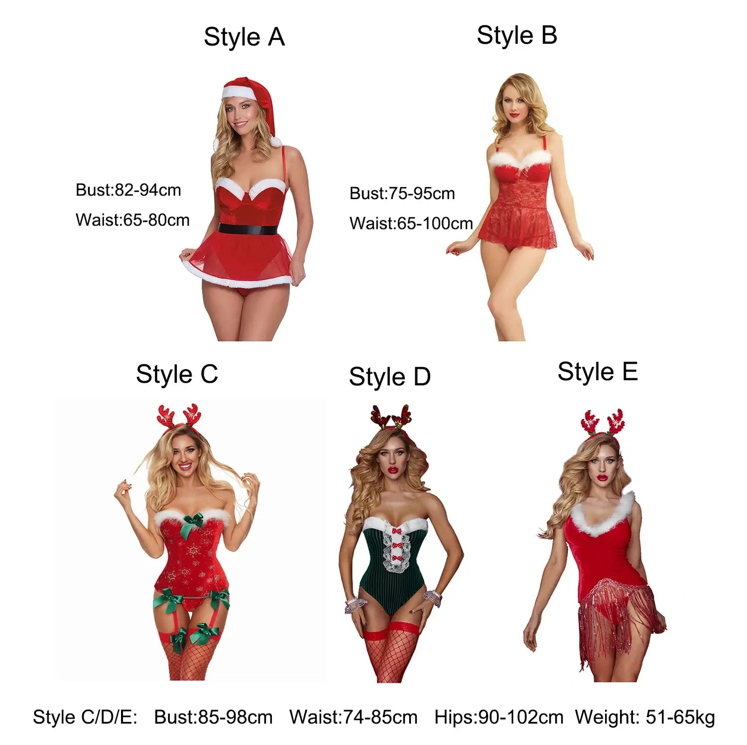 Christmas Babydolls With Stocking