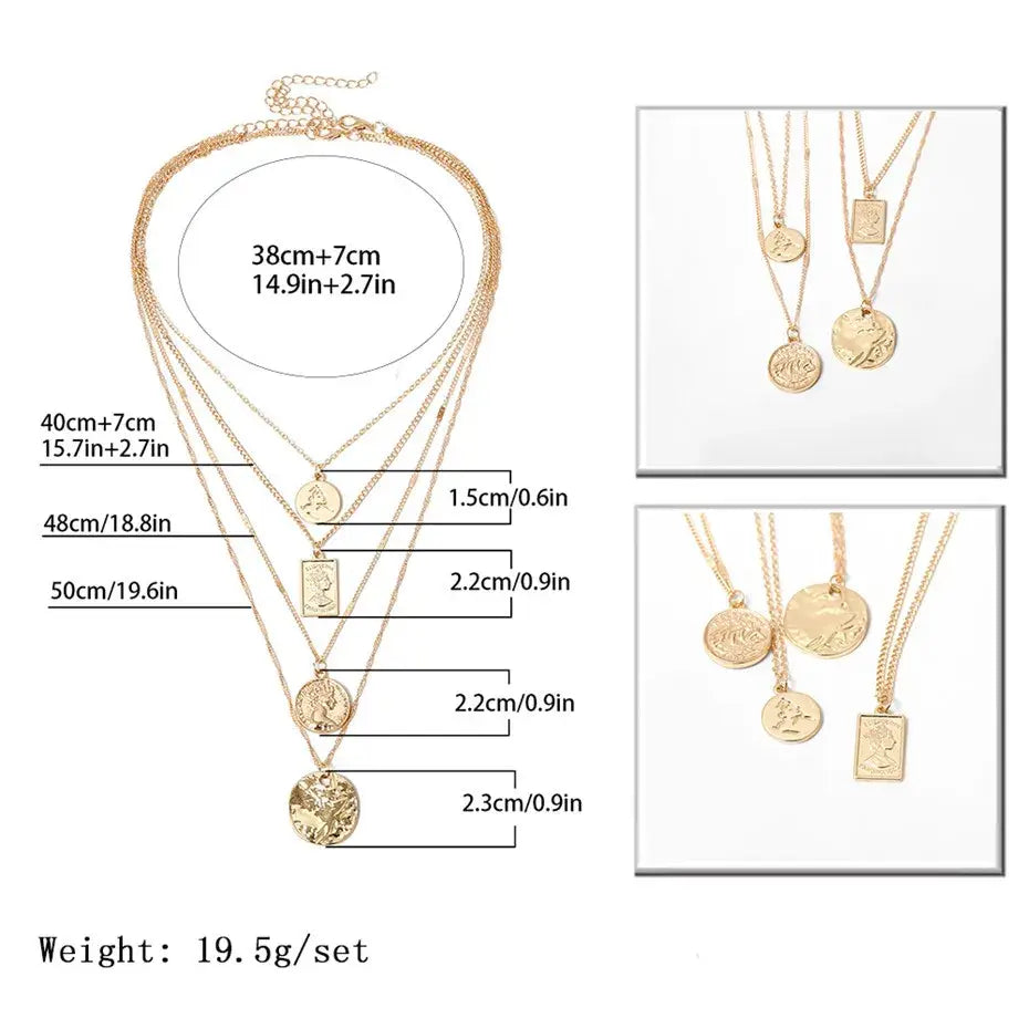 Punk Multi Layered Necklace