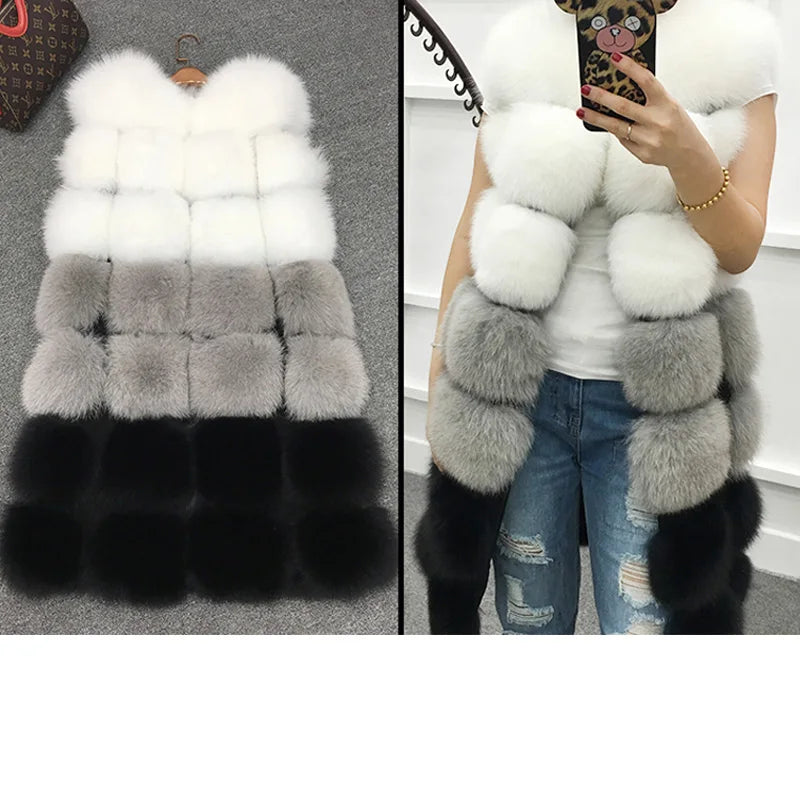 Vest Soft Fluffy Faux Fur /Fashionsarah.com