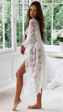 Load image into Gallery viewer, White Knitted Beach Cover Ups | Fashionsarah.com
