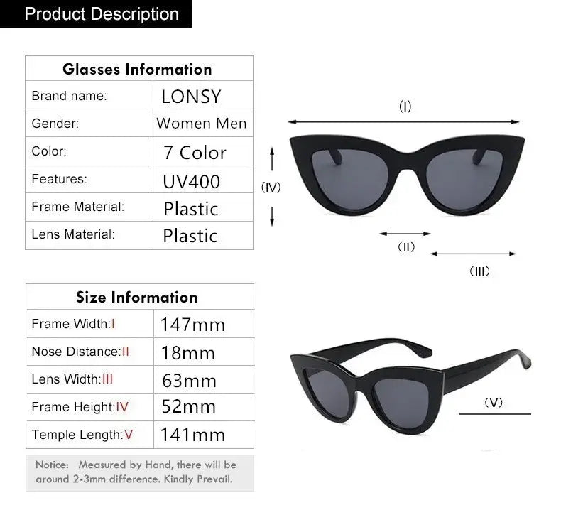 Summer Cat Eye Sunglasses