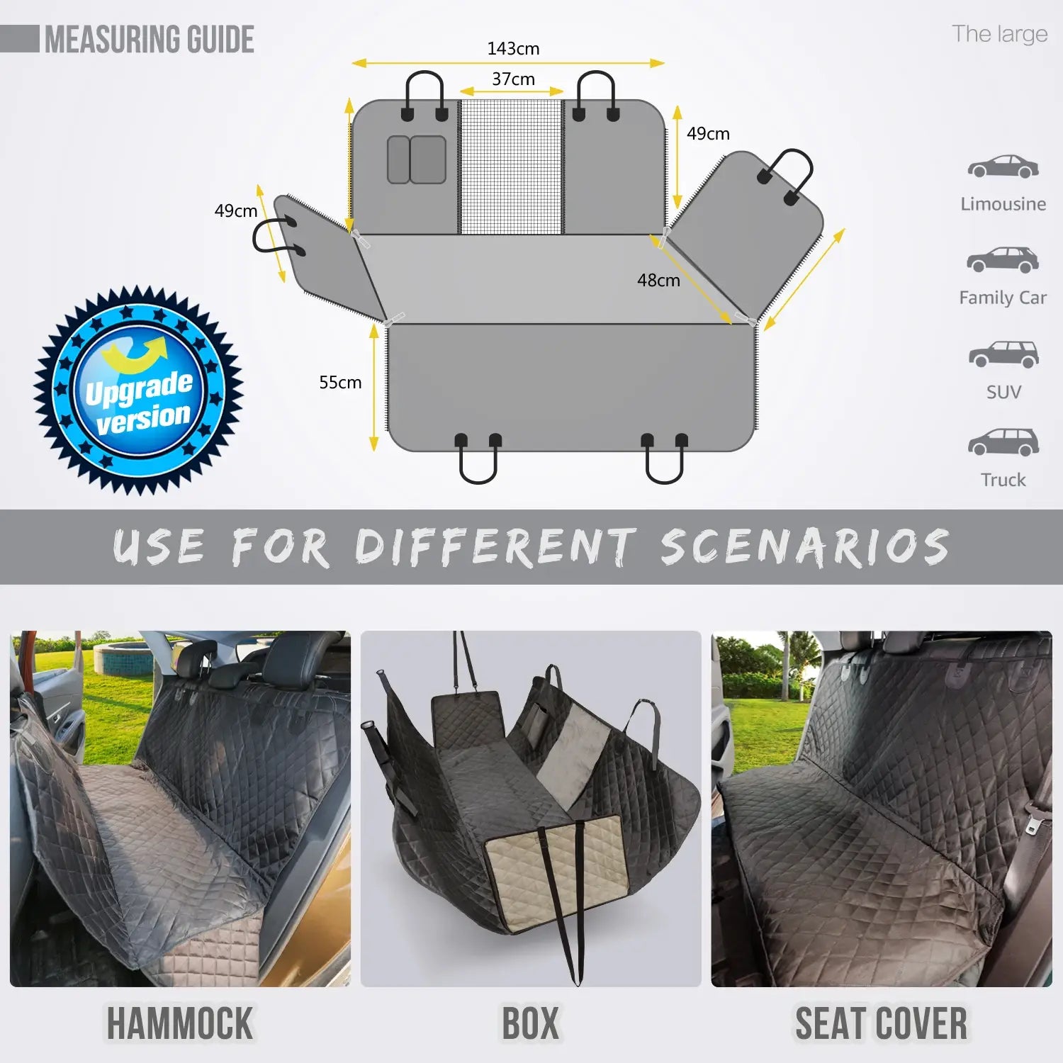 Waterproof Car Back Seat