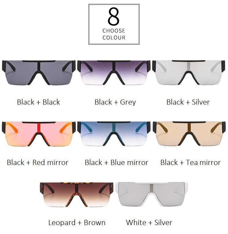 New Fashion Rimless Mirror Anti-UV Sunglasses | Fashionsarah.com