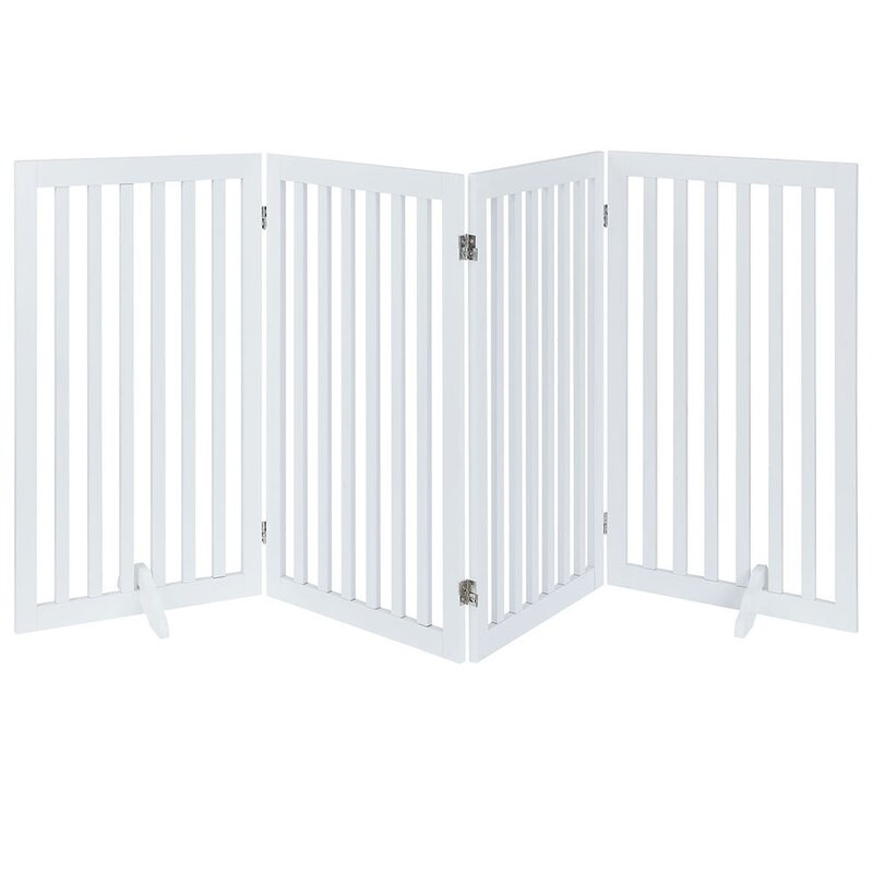 Wooden Free Standing Pet Gate | Fashionsarah.com