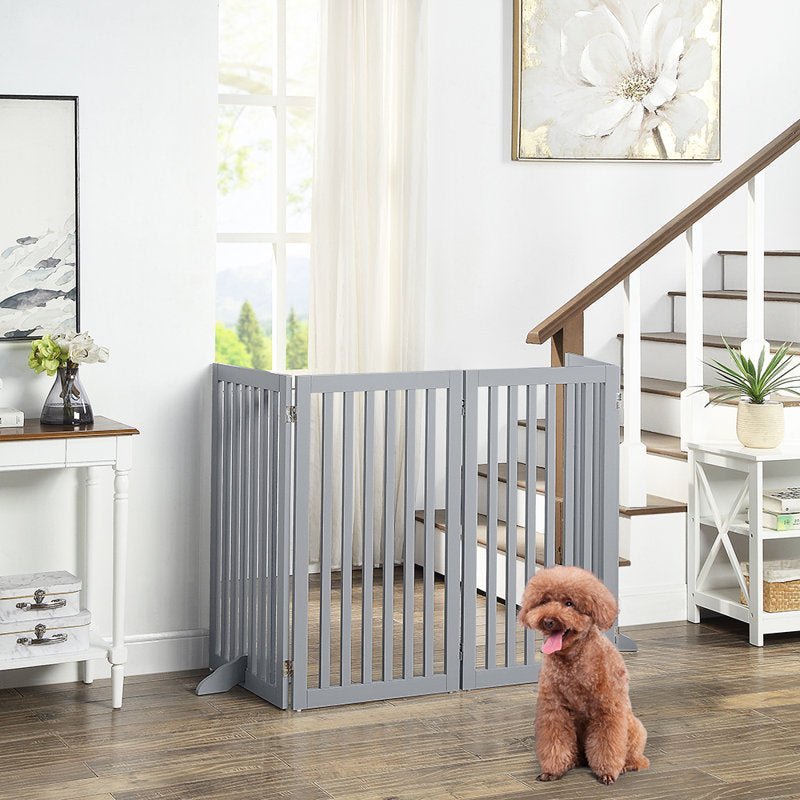 Wooden Free Standing Pet Gate | Fashionsarah.com