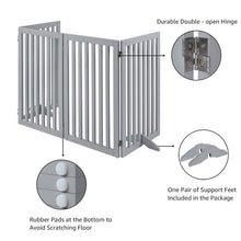 Load image into Gallery viewer, Wooden Free Standing Pet Gate | Fashionsarah.com