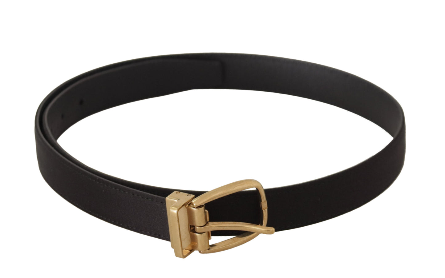 Fashionsarah.com Fashionsarah.com Dolce & Gabbana Elegant Silk Leather Buckle Belt