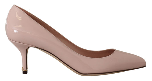 Dolce & Gabbana Pink Patent Leather Heels | Fashionsarah.com