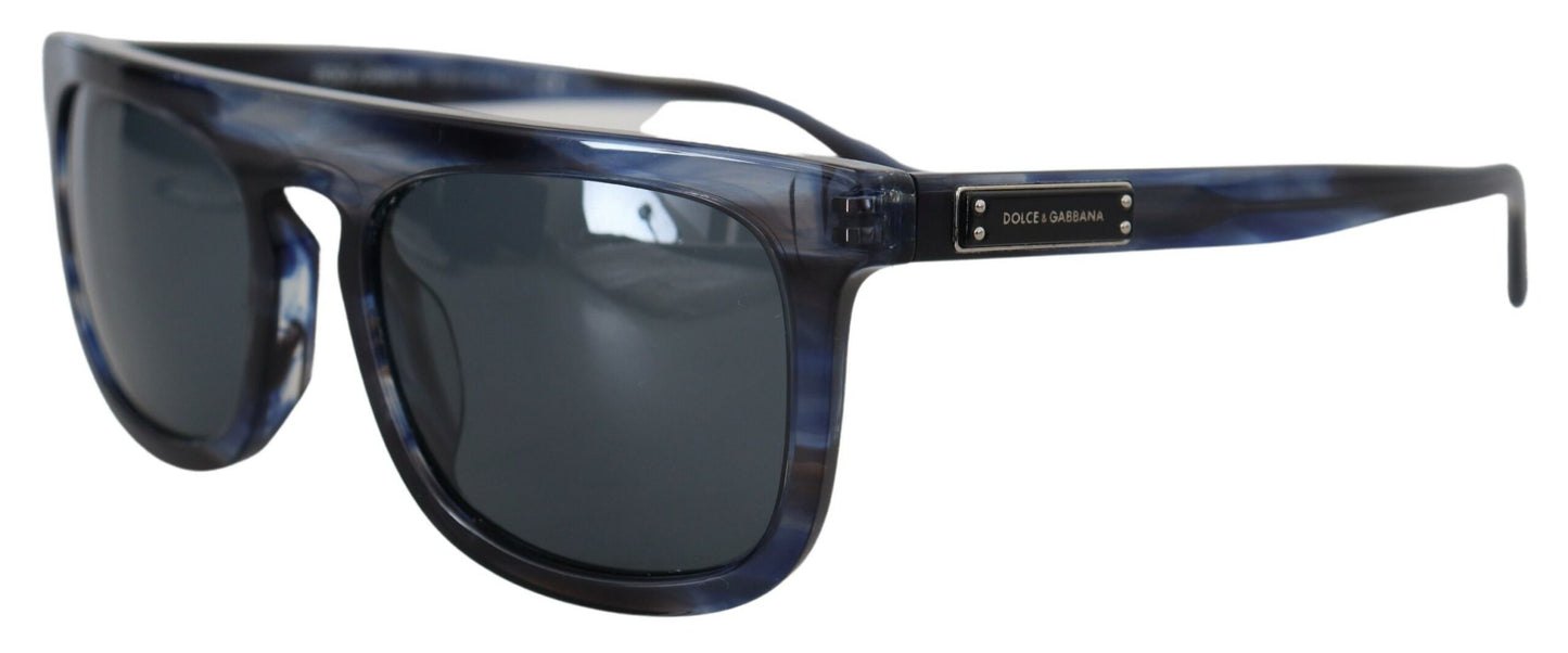 Fashionsarah.com Fashionsarah.com Dolce & Gabbana Blue DG4288F Acetate Full Rim Frame Sunglasses