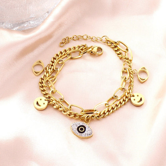 Fashionsarah.com New Fashion Mixed Diamond Accessories Bracelet