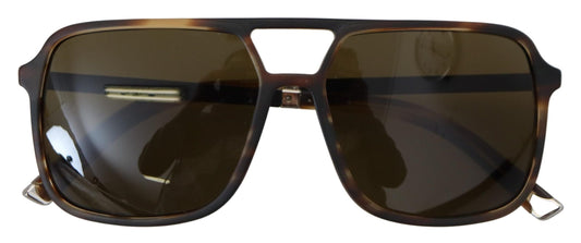 Fashionsarah.com Fashionsarah.com Dolce & Gabbana Chic Basalto Collection Brown Sunglasses