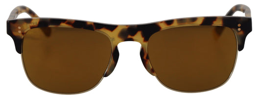 Dolce & Gabbana Brown Gold Acetate Havana DG430A Sunglasses | Fashionsarah.com