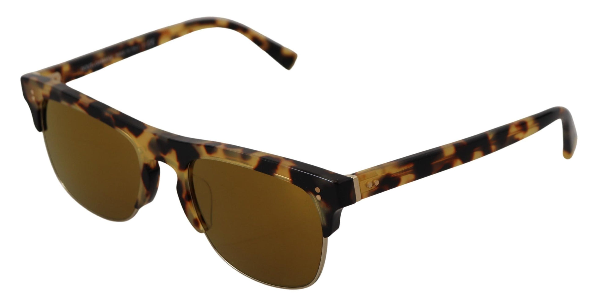 Dolce & Gabbana Brown Gold Acetate Havana DG430A Sunglasses | Fashionsarah.com