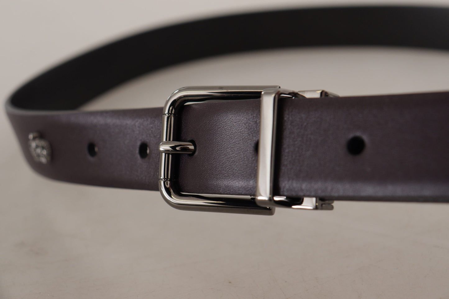 Dolce & Gabbana Elegant Dark Brown Leather Belt | Fashionsarah.com