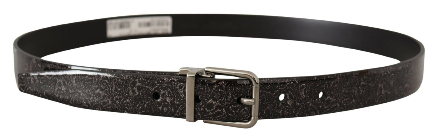 Fashionsarah.com Fashionsarah.com Dolce & Gabbana Sleek Grosgrain Leather Belt with Metal Buckle
