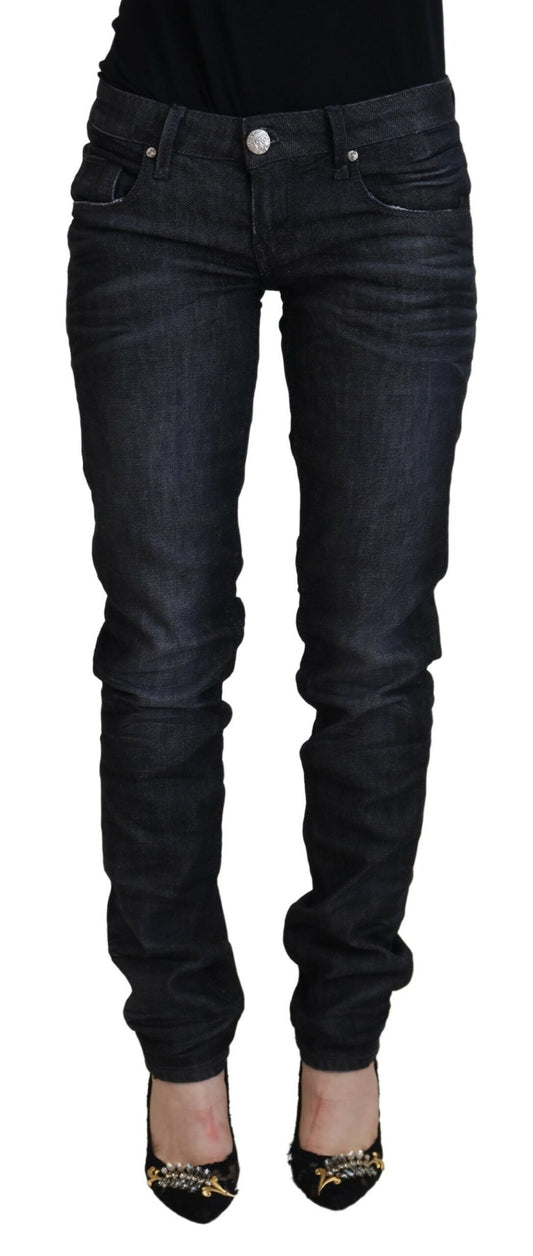 Fashionsarah.com Fashionsarah.com Acht Chic Black Low Waist Straight Jeans