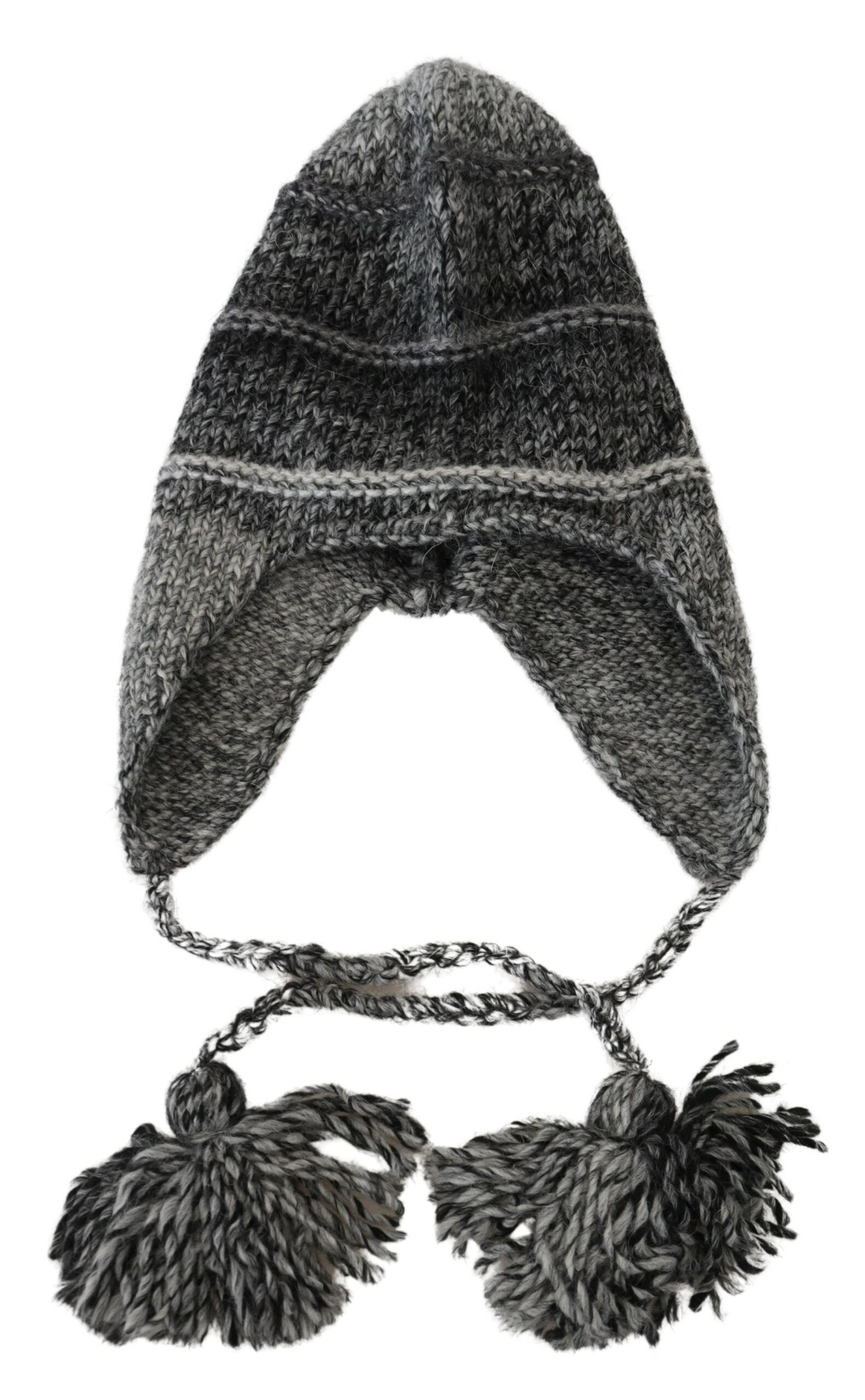 Fashionsarah.com Fashionsarah.com Dolce & Gabbana Elegant Gray Knitted Beanie Hat