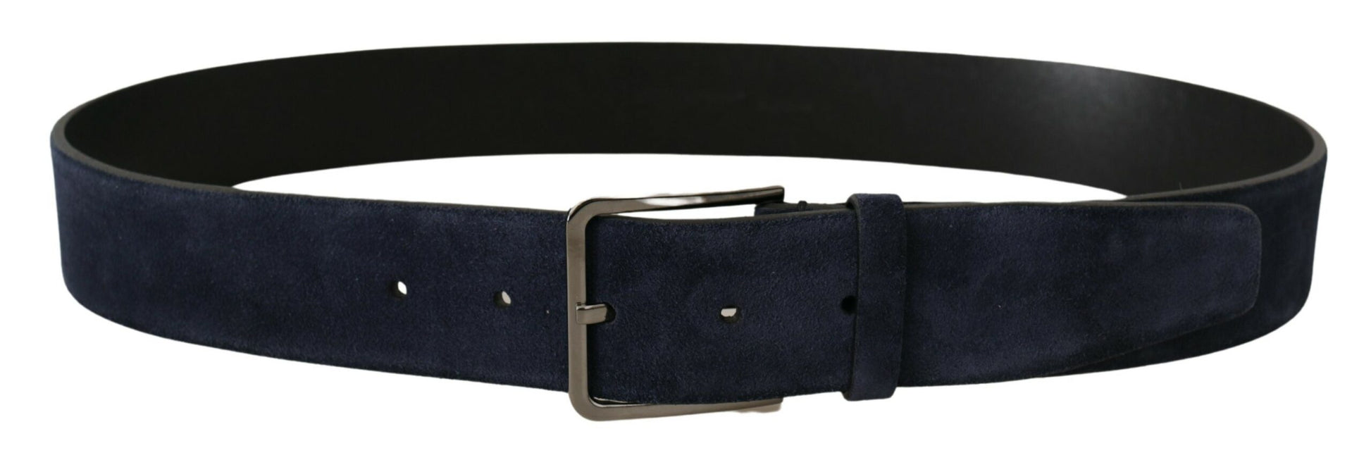 Fashionsarah.com Fashionsarah.com Dolce & Gabbana Navy Elegance Velvet Leather Belt