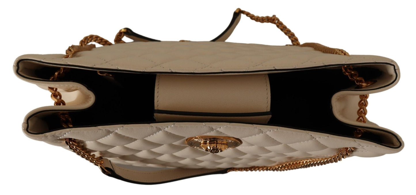 Fashionsarah.com Fashionsarah.com Versace White Nappa Leather Medusa Tote Bag