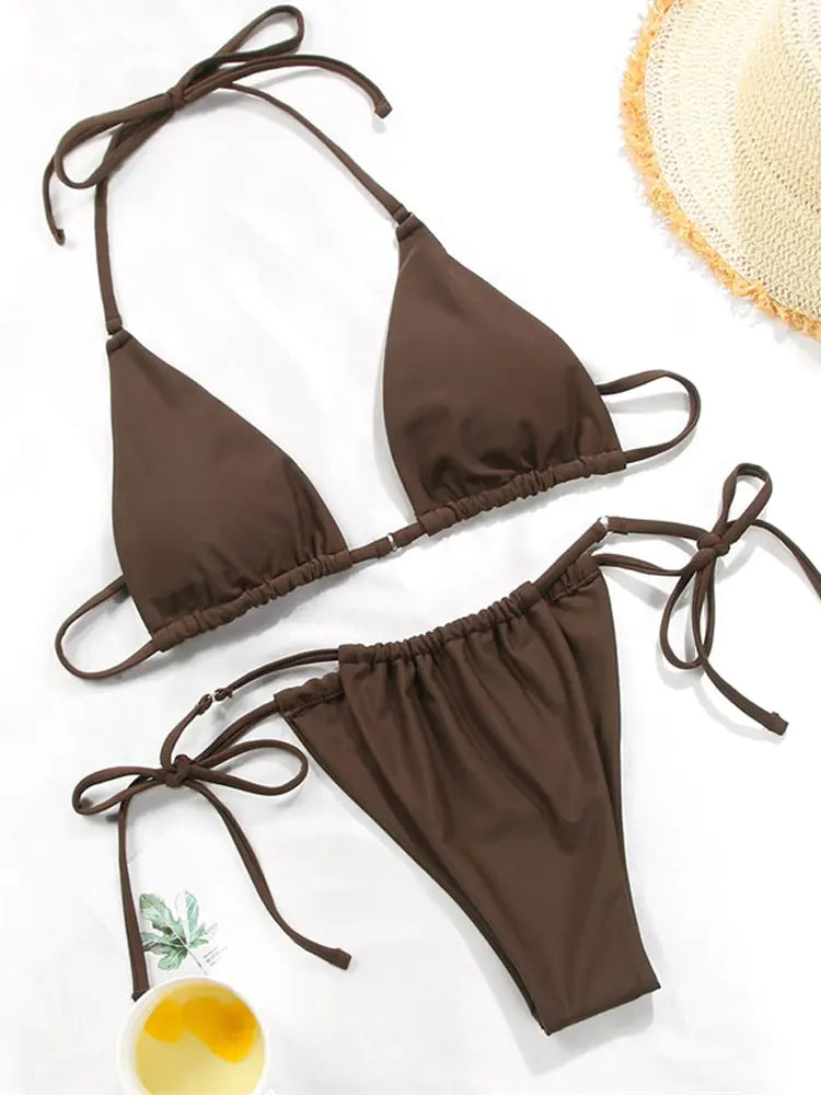 Adjustable String Bikini Sets | Fashionsarah.com