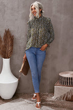Load image into Gallery viewer, Smocked Ruffled Long Sleeve Blouse | Fashionsarah.com