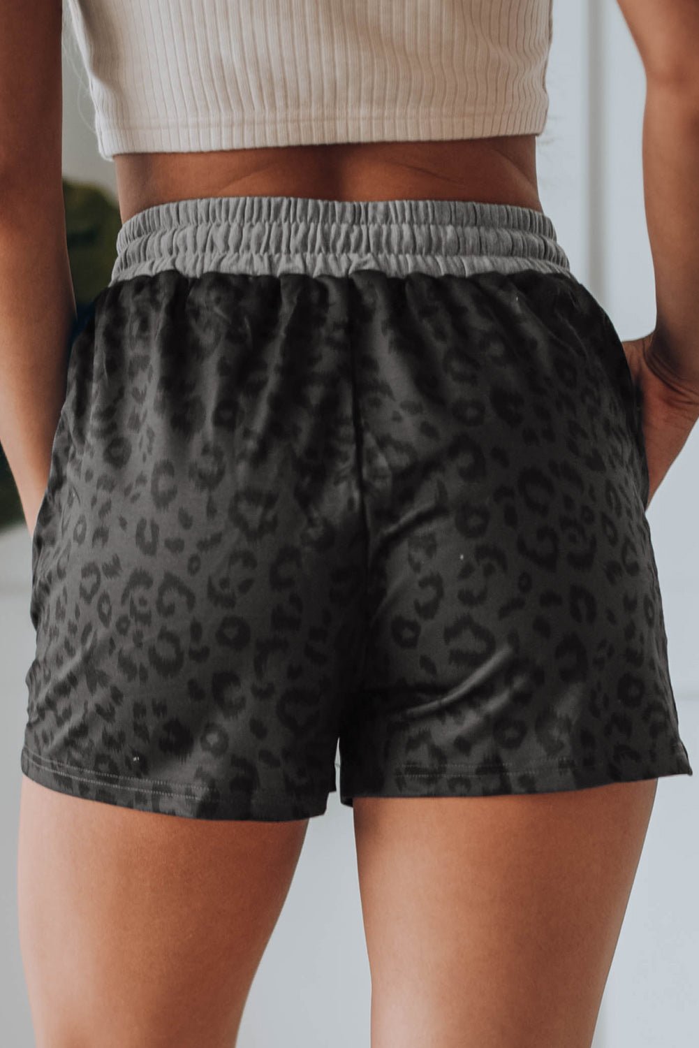 Fashionsarah.com Leopard Shorts With Pockets