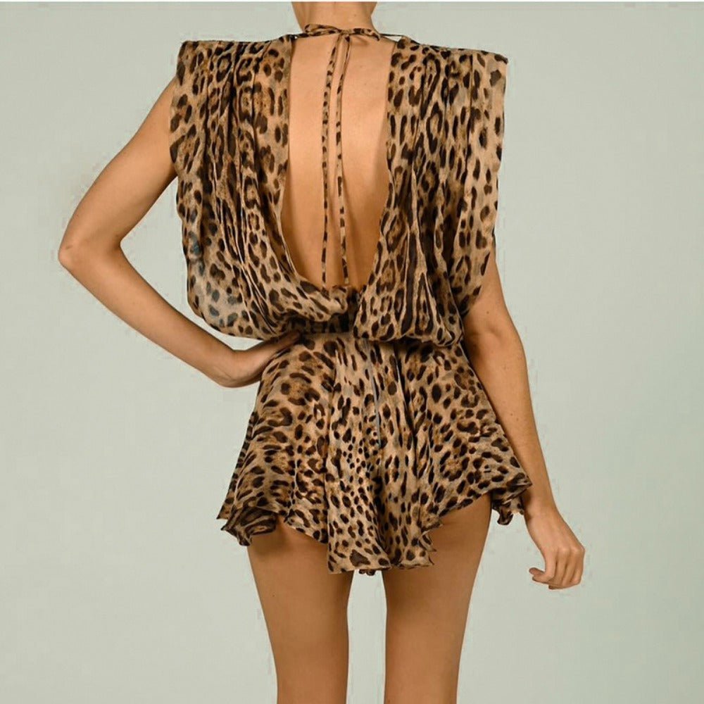 Leopard Summer Mini Dress