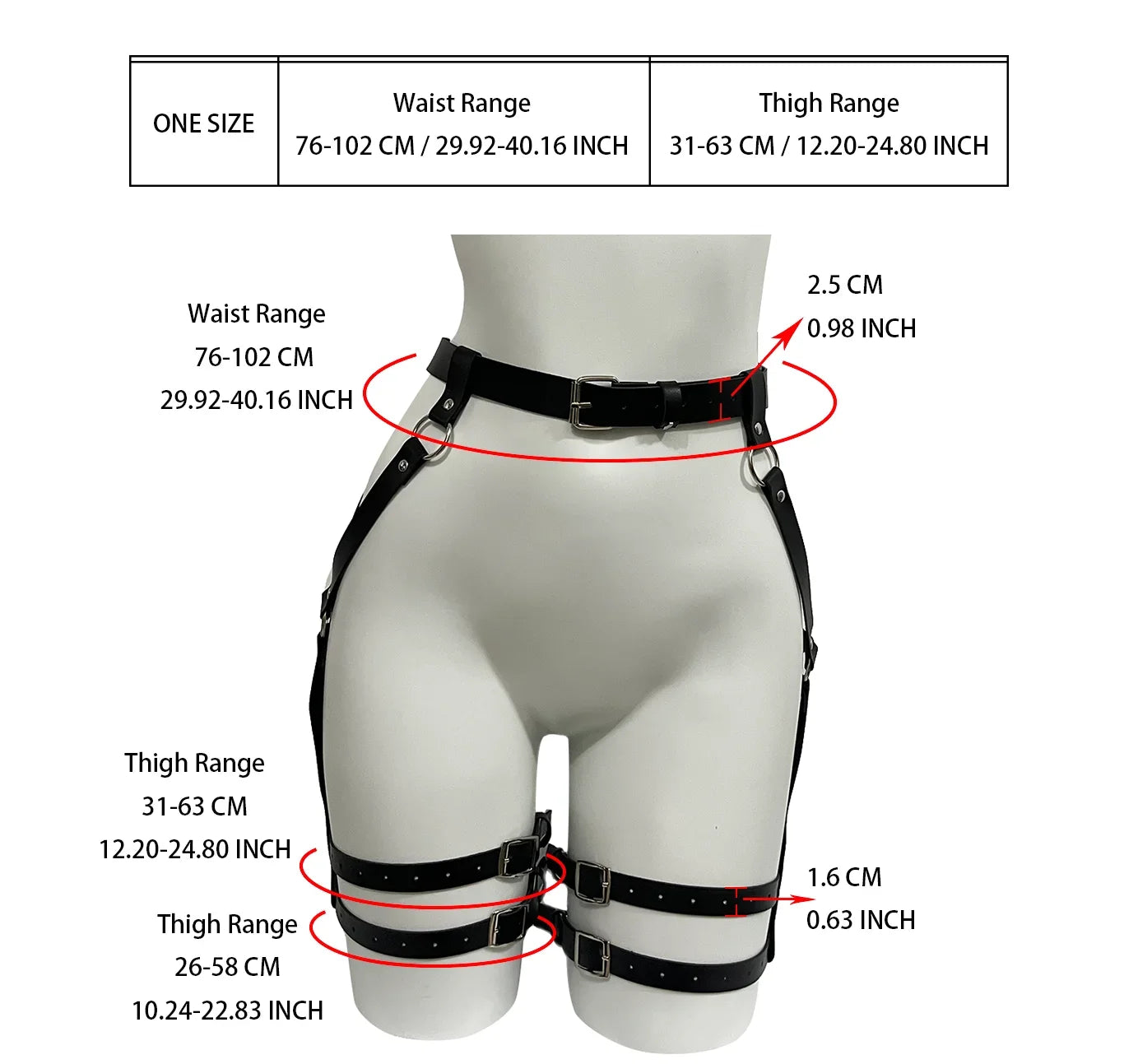 Harness Garter Belt Stockings