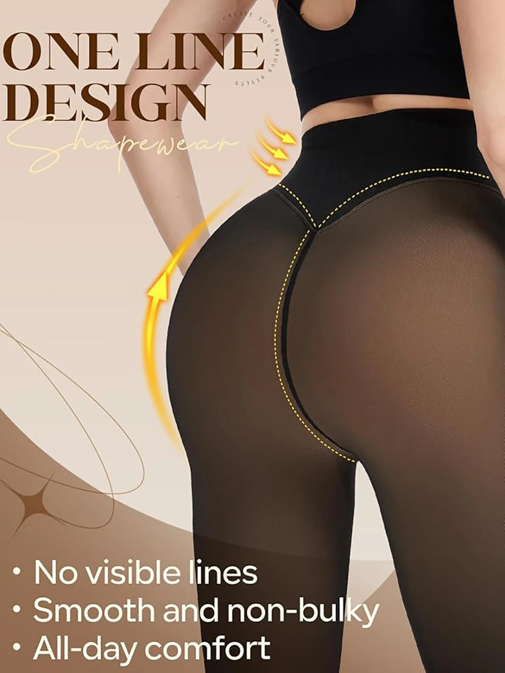 Shaping Wool  Pantyhose Leggings - Fashionsarah.com