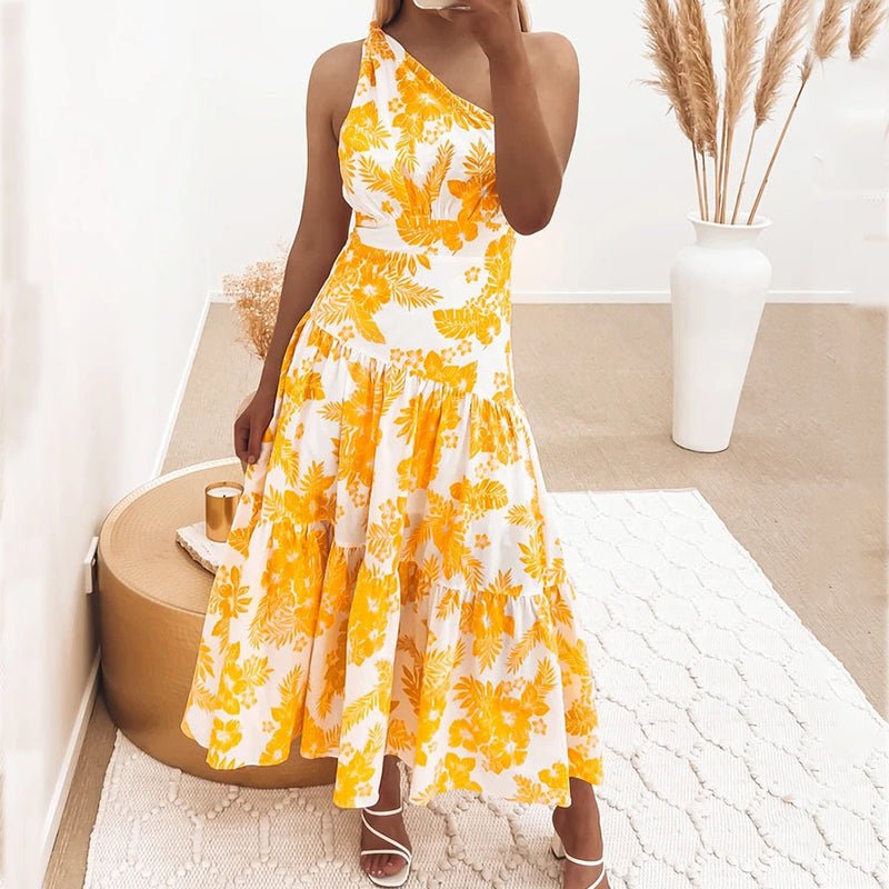 Fashionsarah.com Floral Pleated Dresses