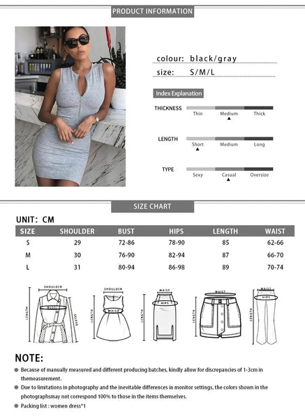 Elastic Slim Dress