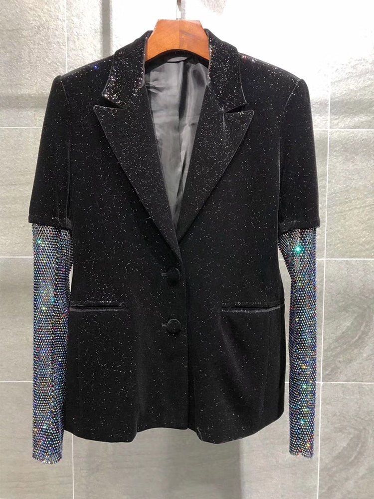 Fashionsarah.com Diamond Blazer Coat