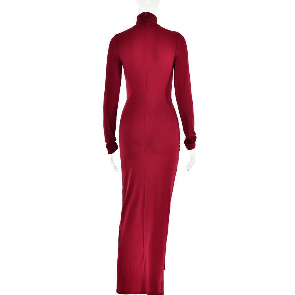 Women Elastic Lace Up Maxi Dress | Fashionsarah.com