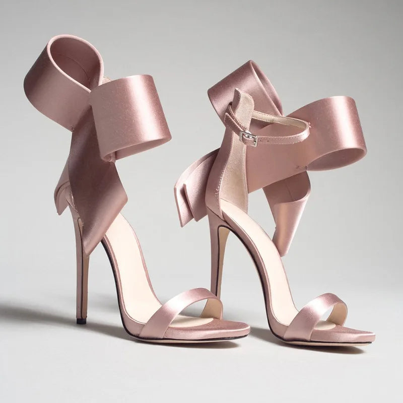 Women Bow Knot High Heels | Fashionsarah.com